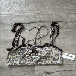 Frankies Animal Print Bikini Top